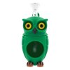 wholesale owl silicone pipe green 16cm 1