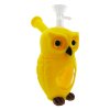 wholesale owl silicone pipe yellow 16cm 2