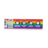 wholesale purize king size slim brown rolling papers rainbow display 50pcs 04