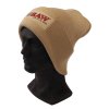 RAW HAT STASH BEANIE TAN 04