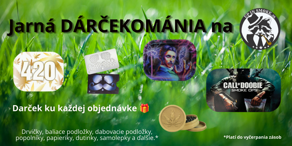 Jarná darčekománia na Upinsmoke.cz – ku každej objednávke získate darček, pretože jar si zaslúži viac než len nákup!