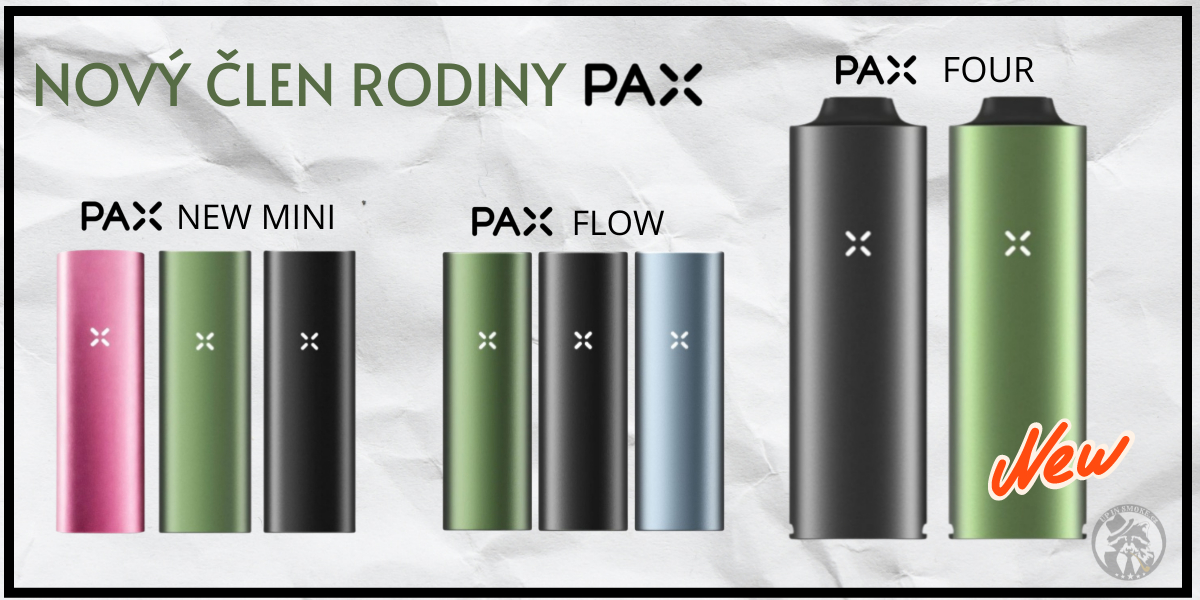 Nový člen rodiny PAX – revolučný vreckový vaporizér na bylinky PAX FOUR teraz na Upinsmoke.sk!