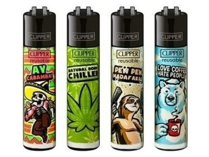 Clipper® zapaľovač MIX SLOGAN #1 8412765508905 36-176