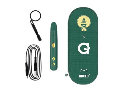 G-Pen Micro Plus vaporizér na koncentráty zelený Dr. Greenthumbs Edition 811736025546 36-509