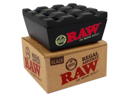 Kovový popolník RAW Regal Metal Black Ashtray 716165295266 36-511