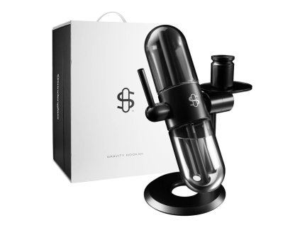 Gravitačný Bong Hookah Stundenglass Gravity Black 38 cm 852570004014 36-512