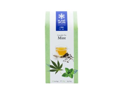 Konopný čaj Mäta Plant of Life MINT TEA 8% CBG 20g 0661094266767 36-519