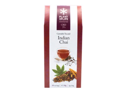 Konopný čaj Plant of Life 3% CBD Infusion Tea Indian Chai 20g 0661094254757 36-521