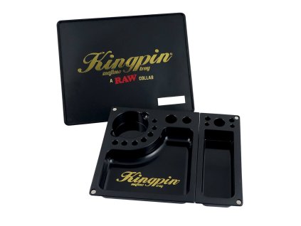 Podklad na balenie RAW & Kingpin Mafioso Large Rolling Tray 716165286288 36-529