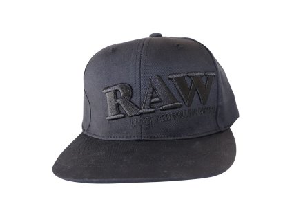 Šiltovka RAW FLAT Snapback Black on Black Baseball 716165296904 36-573