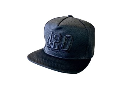 Šiltovka 420 Snapback Black on Black 716165296904 36-811