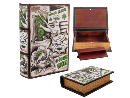 Drevená krabička Stash Book - Doner Haze 36-905