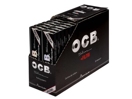 Papieriky s filtrami OCB Black Premium King Size 32 ks 3057067331322 36-1165