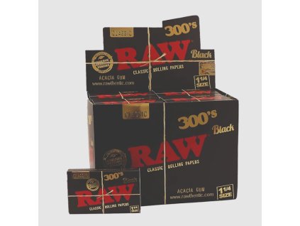 Papieriky RAW® Black Classic 1 1/4 300 ks 716165255840 36-1213
