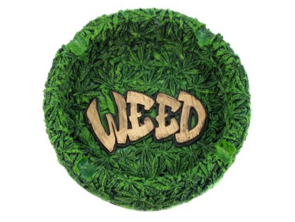 Popolník Weed z živice 8729310001782 36-1225