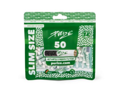PURIZE® uhlíkové filtre SLIM 7mm 50KS 4260748414422 36-1603