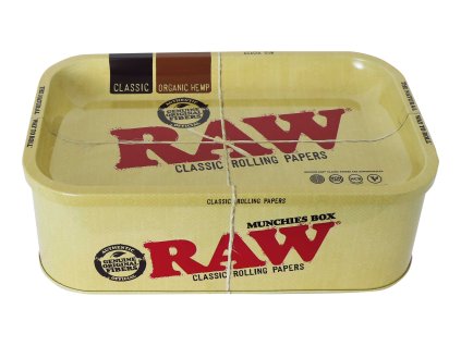 Kovová krabička RAW® MUNCHIES Box s podkladom na balenie 716165299080 36-1688