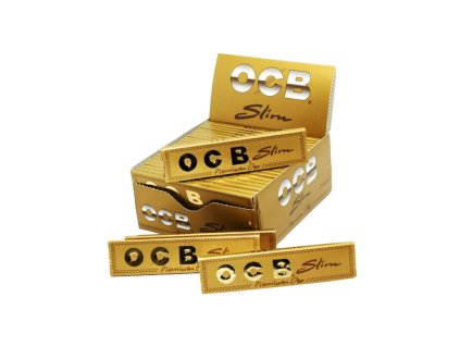 Wholesale OCB Gold Slim Rolling Papers 50 Booklets 1
