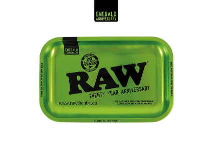 Raw Rolling Tray Emerald Green 20th Anniversary Edition Wholesale