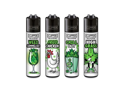 wholesale clipper lighters weed slogan 10 display 48pcs LRG Copy (2)