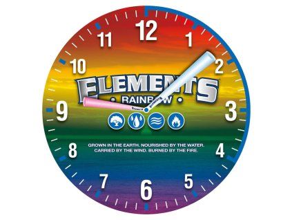ELE CLOCK RAINBOW 01