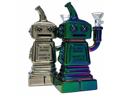 Hi Robot Glass Bong 16cm