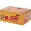 RAW Original Rolling Paper Tips nebielené štandardné filtre 50 ks 716165177401 38-329