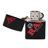 RAW ZIPPO zapaľovač Čierny s červeným logom 191693540178 36-536