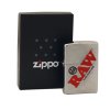 RAW ZIPPO zapaľovač Silver s logom 191693540123 37-539