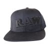 Šiltovka RAW FLAT Snapback Black on Black Baseball 716165296904 36-573