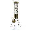 Sklenený Bong Weed Vuitton Gold 32cm 36-641