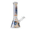 Sklenený Bong Orange Gorilla Triple Thick Svieti V Tme 25cm 37-643