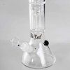Sklenený Ice bong so 6-ramenným perkolátorom Black Leaf® 38 cm 4250153621492 37-704