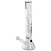 Sklenený Ice bong so 6-ramenným perkolátorom Black Leaf® 38 cm 4250153621492 36-704