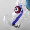 Sklenený bong EYE Black Leaf na extrakty/suché byliny s bangerom 17 cm 4250153653905 37-705