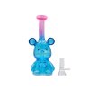 Teddy Bear Glass Bong Blue Wholesale 2