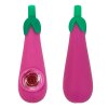 wholesale purple aubergine silicone pipe with removable pieces 10cm