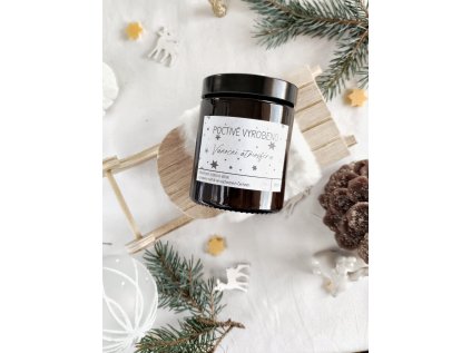 Svíčka 180 ml - Vánoční atmosféra