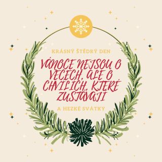 🎄 Štědrý den není o věcech, ale o chvílích, které zůstávají. ✨ O tom, že jsme spolu, že dáváme pozornost a čas — malé...