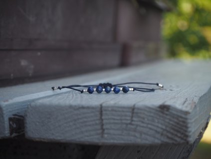 damsky snurkovy mineralni naramek lapis lazuli 3