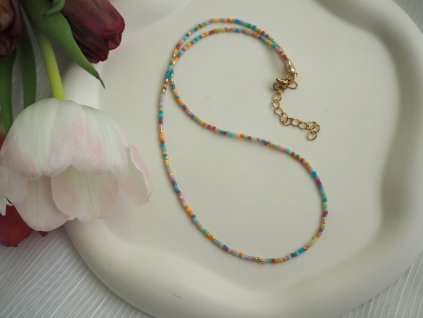 retizkovy barevny nahrdelnik chirurgicka ocel 1