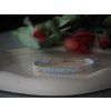 tkany naramek modro zlaty heavenly delicate 1