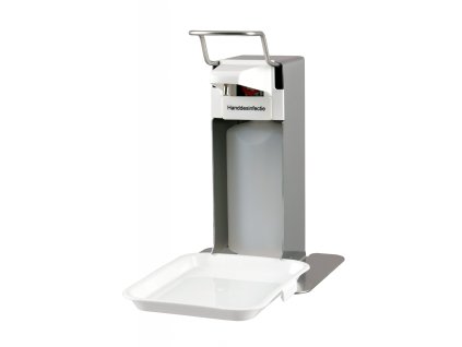 Dávkovač na mydlo a dezinfekciu stôl + odkvapkávacia miska 500 ml nerezová oceľ, MQLDT05E