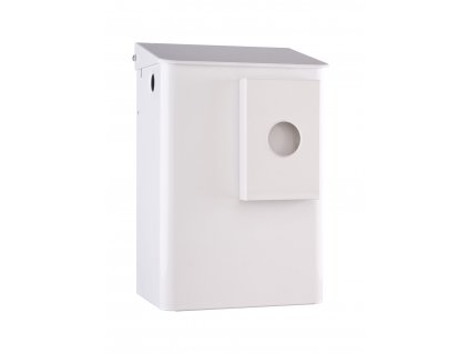 MediQo-Line- Sanitárny kôš 6 litrový biely + dávkovač na hygienické vrecká - MQWB6HBKP