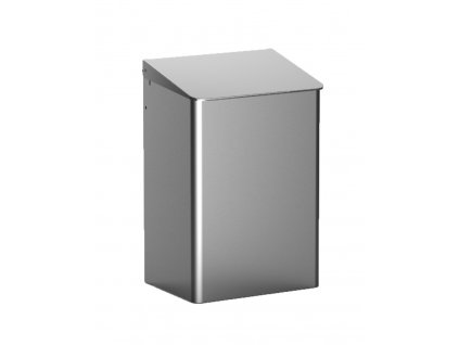MediQo-line - Odpadový kôš 15 litrový uzavretý, nehrdzavejúca oceľ - MQWB15E