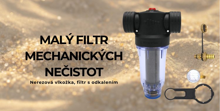 Filtr mechanických nečistot s manometrem