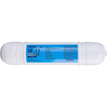 Inline ultra membrána Ionicore 10"x2,5"x dřík 1/4" 0,01 mikron antibakteriální