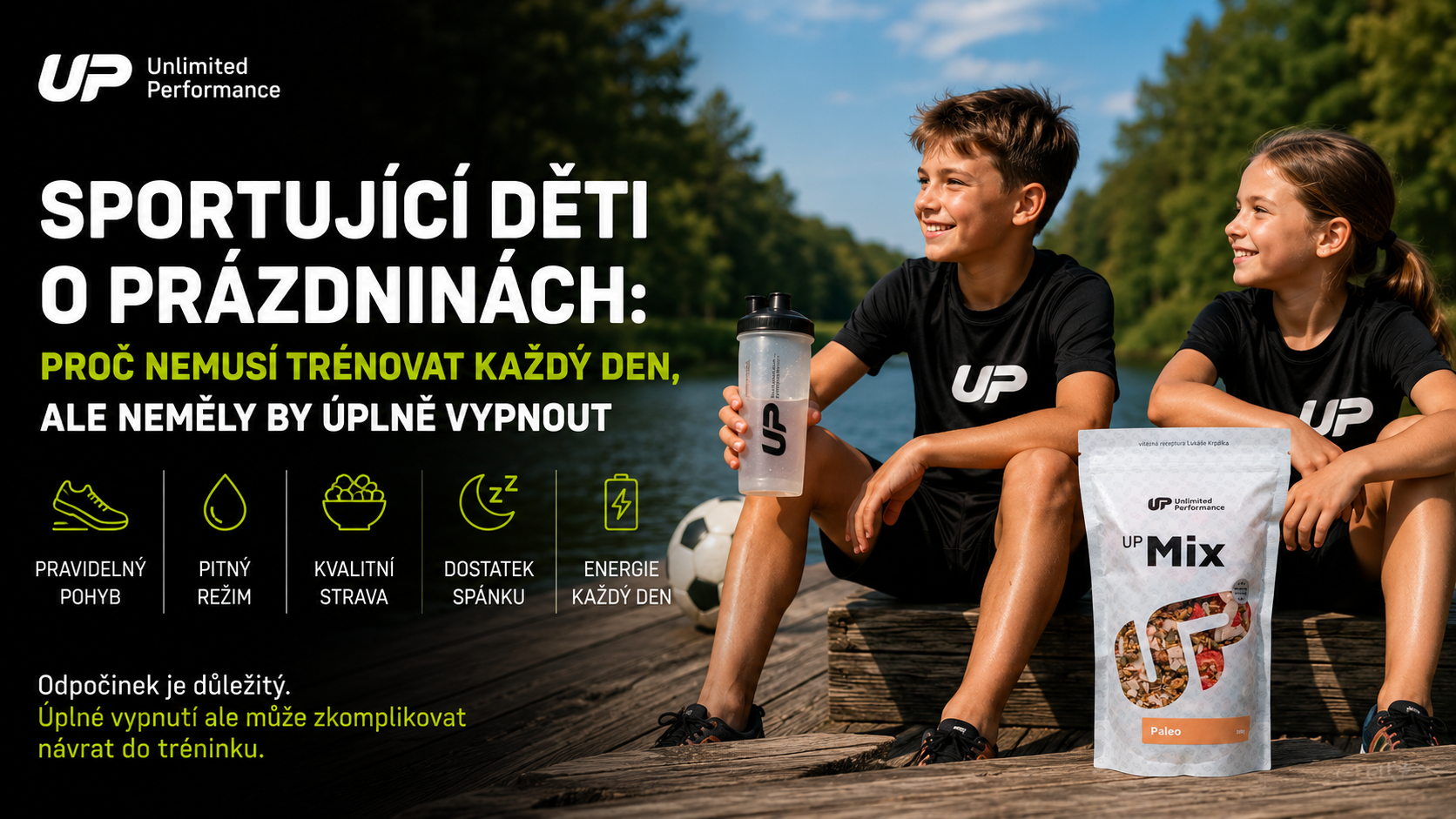 Jak zvládnout prázdniny sportujícího dítěte? Nemusí trénovat, ale nemělo by úplně vypnout