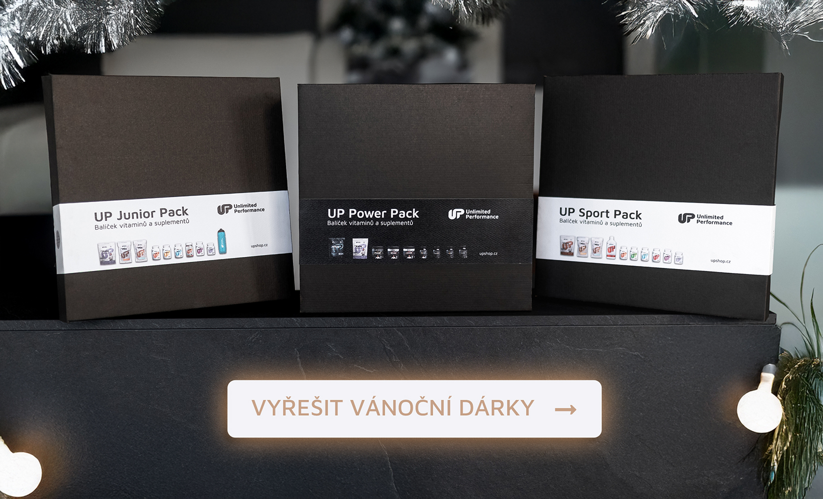 Vánoční balíčky doplňků stravy