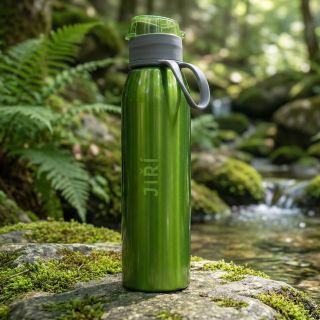 vůj styl, tvá láhev. 💚 Zelená sportovní hliníková láhev 650 ml, lehká, odolná a s jemným gravírovaným textem, který dodává...